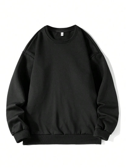 Men Drop Shoulder Sweatshirt