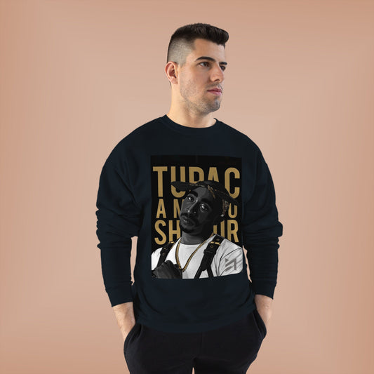 BlackMars Men  TuPac Sweatshirt - Premium Sweatshirt from Printify - Just £35! Shop now at BlackMars 35BlackMars 