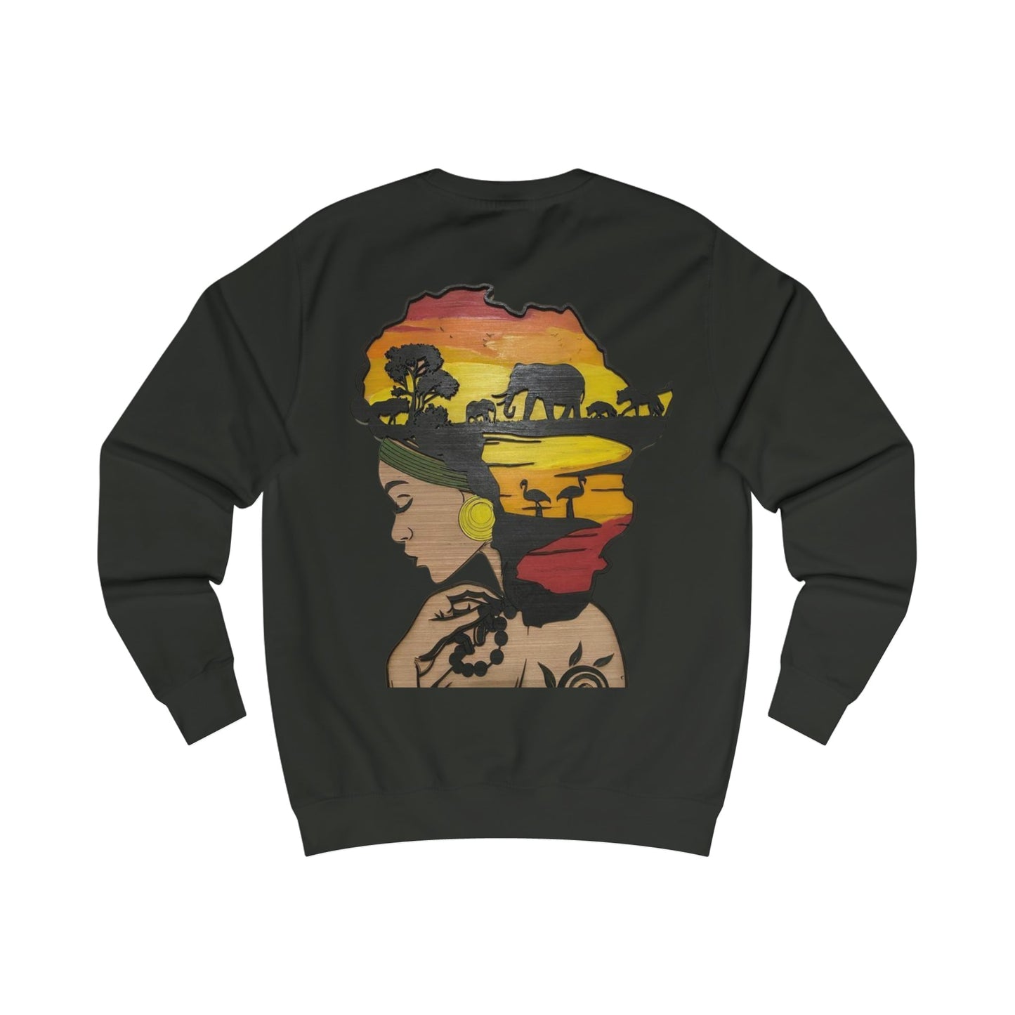 BlackMars Africa Woman’s Sweatshirt - Premium Sweatshirt from Printify - Just £39.99! Shop now at BlackMars 39.99BlackMars 