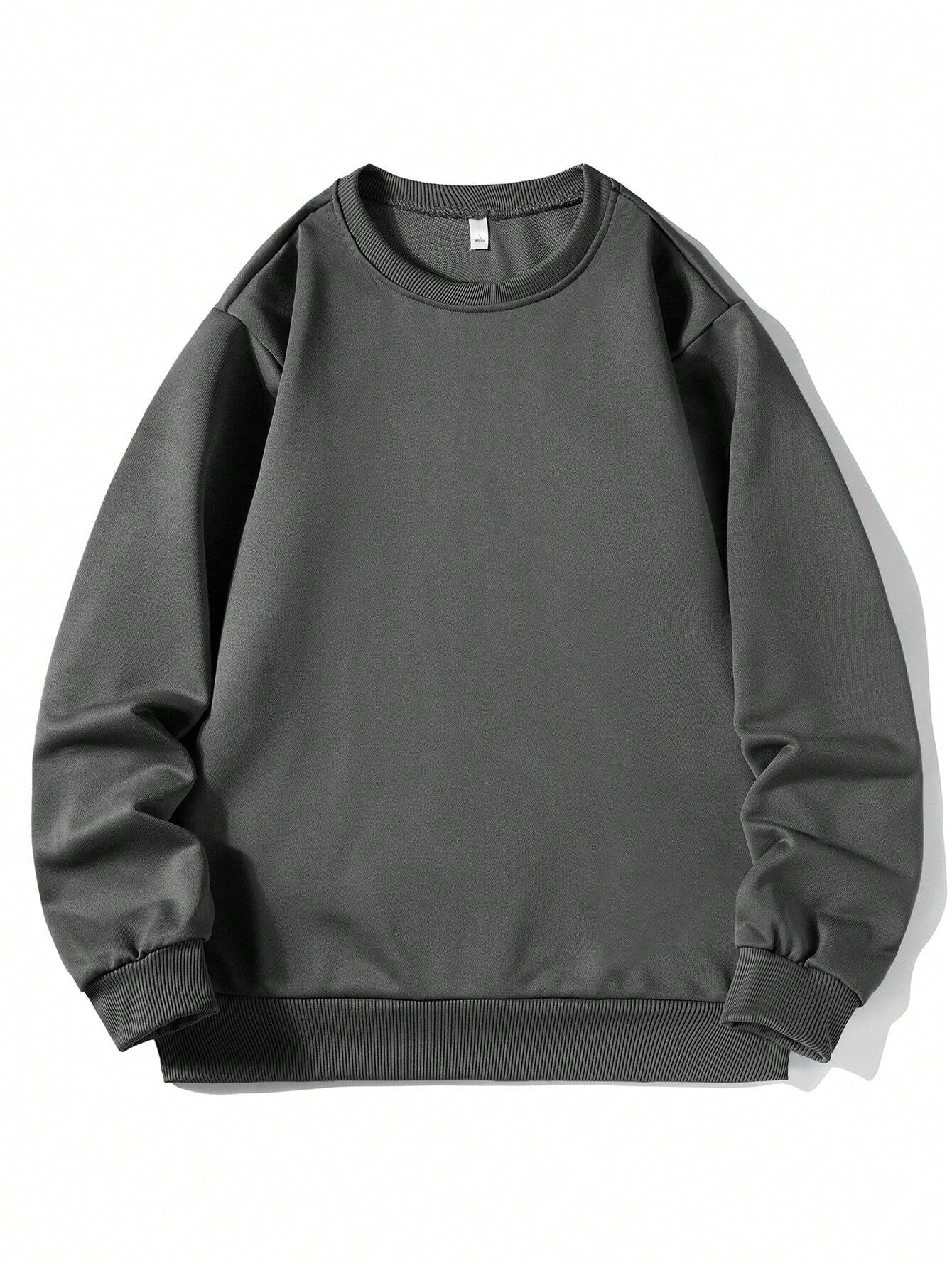 Men Drop Shoulder Sweatshirt