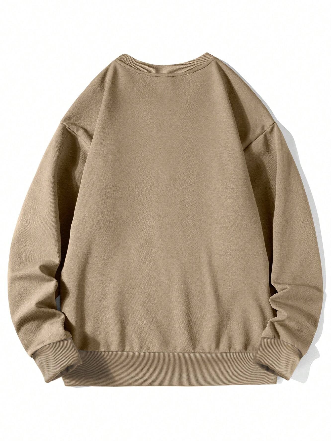 Men Drop Shoulder Sweatshirt