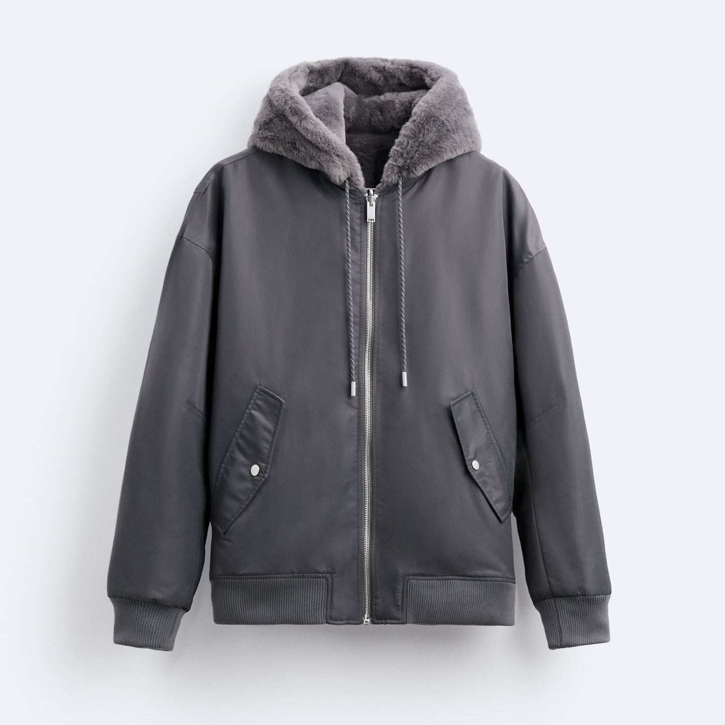 Casual Men's Hooded Double-sided Pilot Jacket