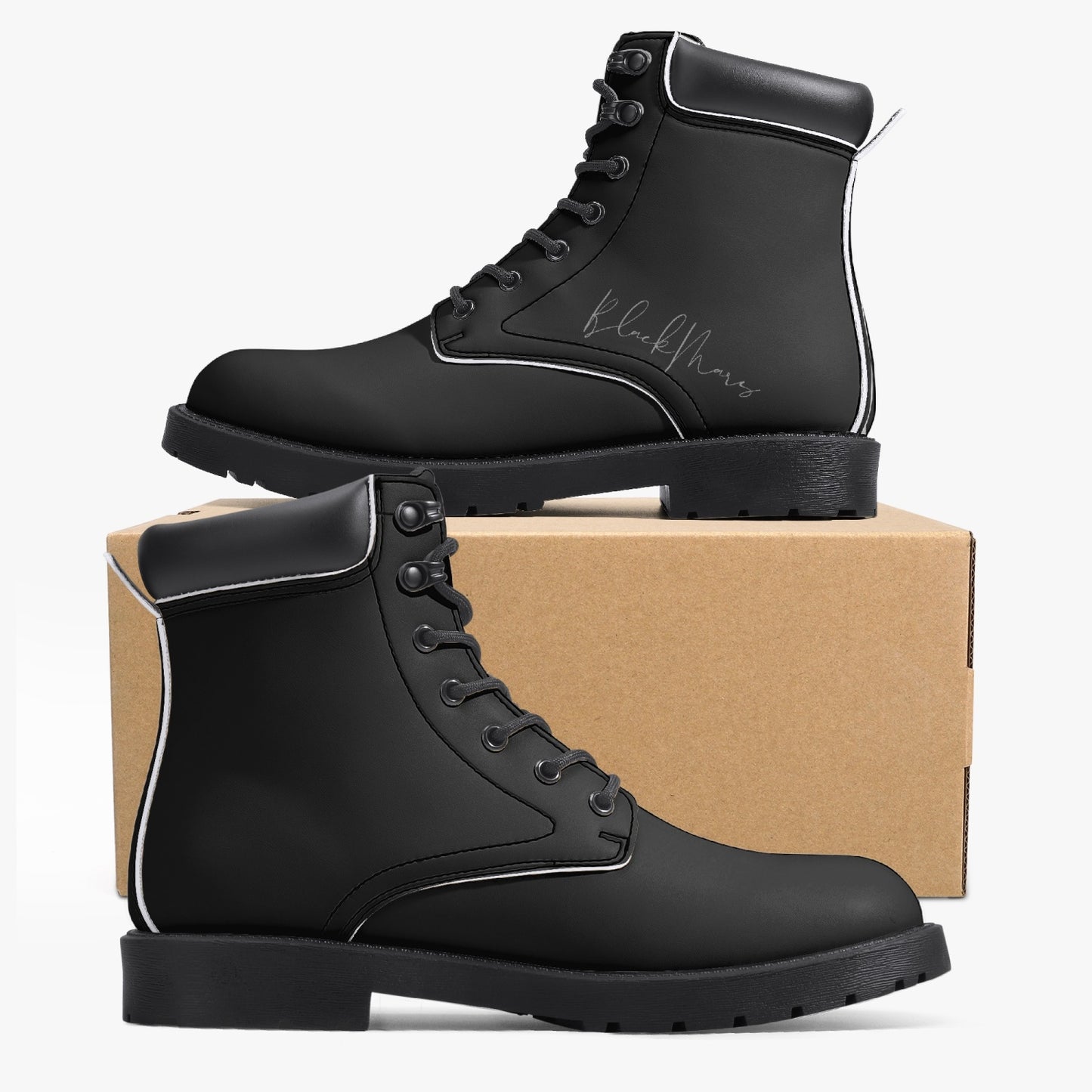 BlackMars Leather Boots