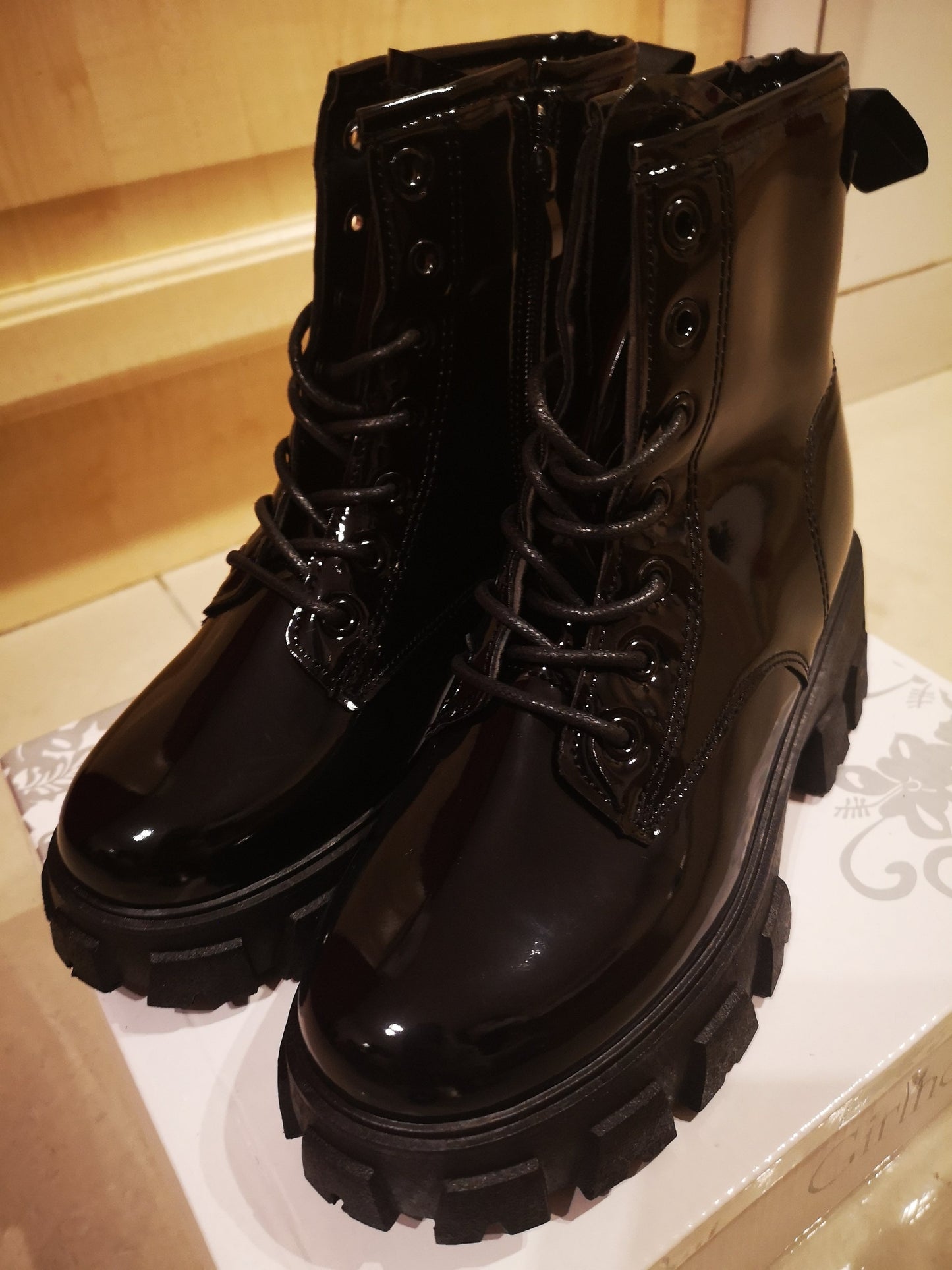 Chunky Boots in Black